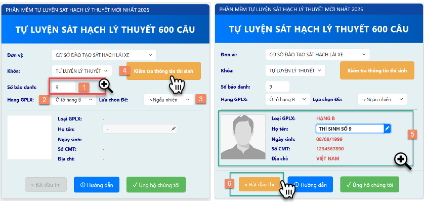 Hướng dẫn dùng phím và chuột
